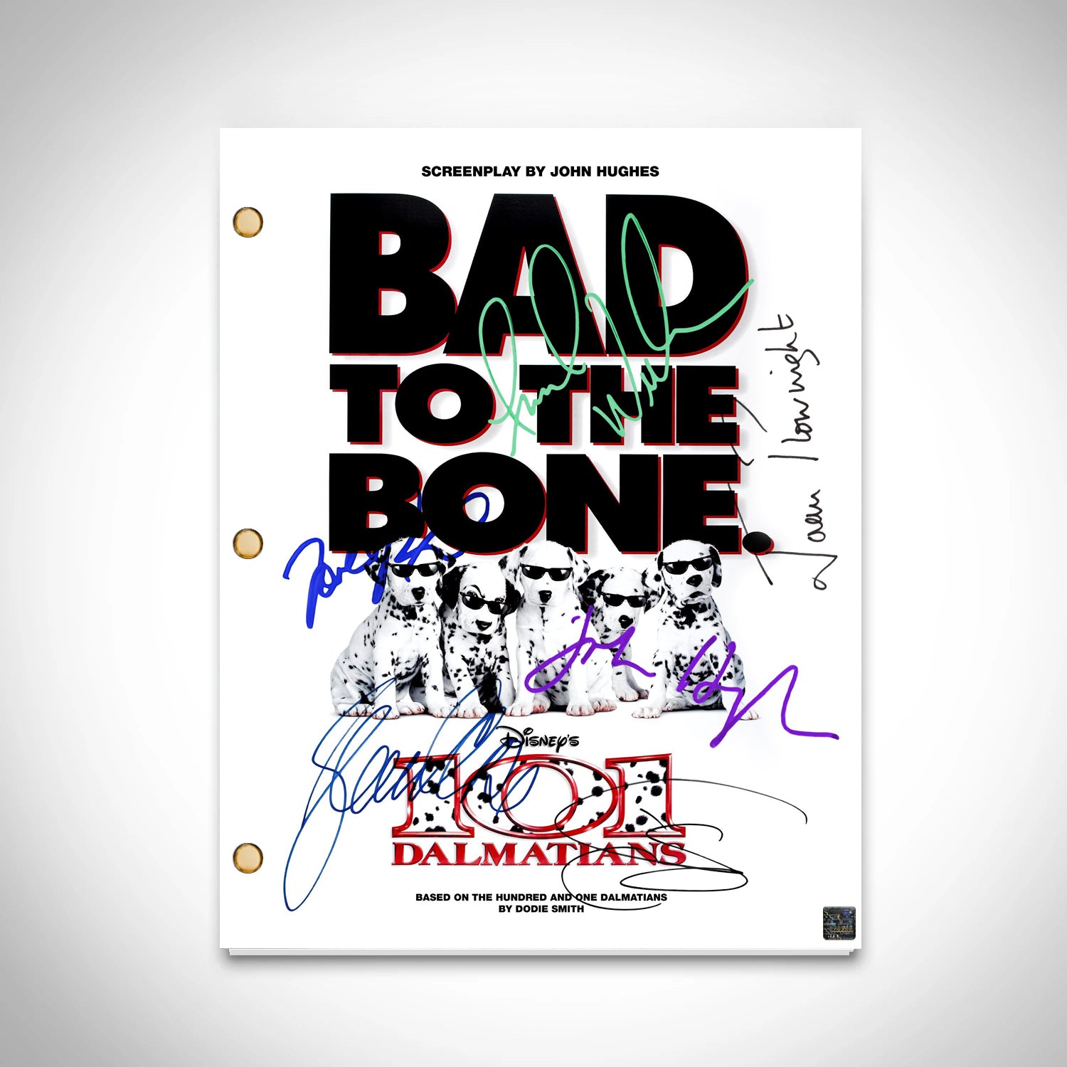 101 Dalmatians Transcript Limited Signature Edition Custom Frame RARET