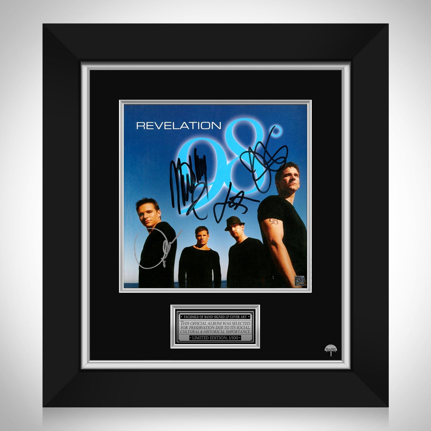 98 Degrees - Revelation LP Cover Limited Signature Edition Custom Frame