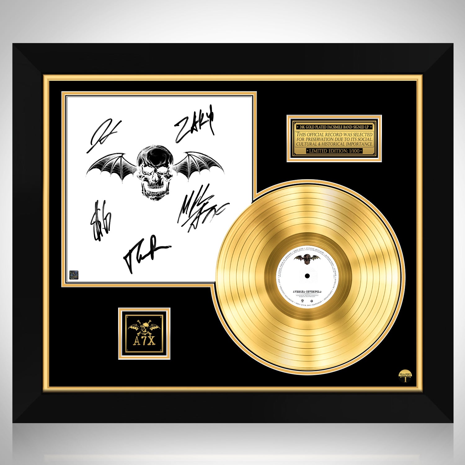 Avenged Sevenfold - Self titled Platinum LP Limited Signature 