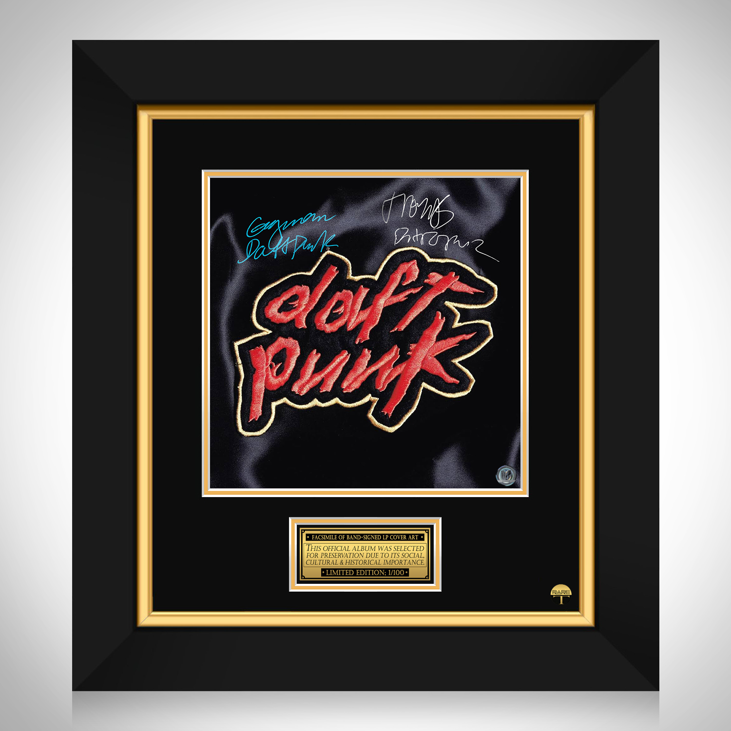 Daft Punk - Homework LP Cover Limited Signature Edition Custom