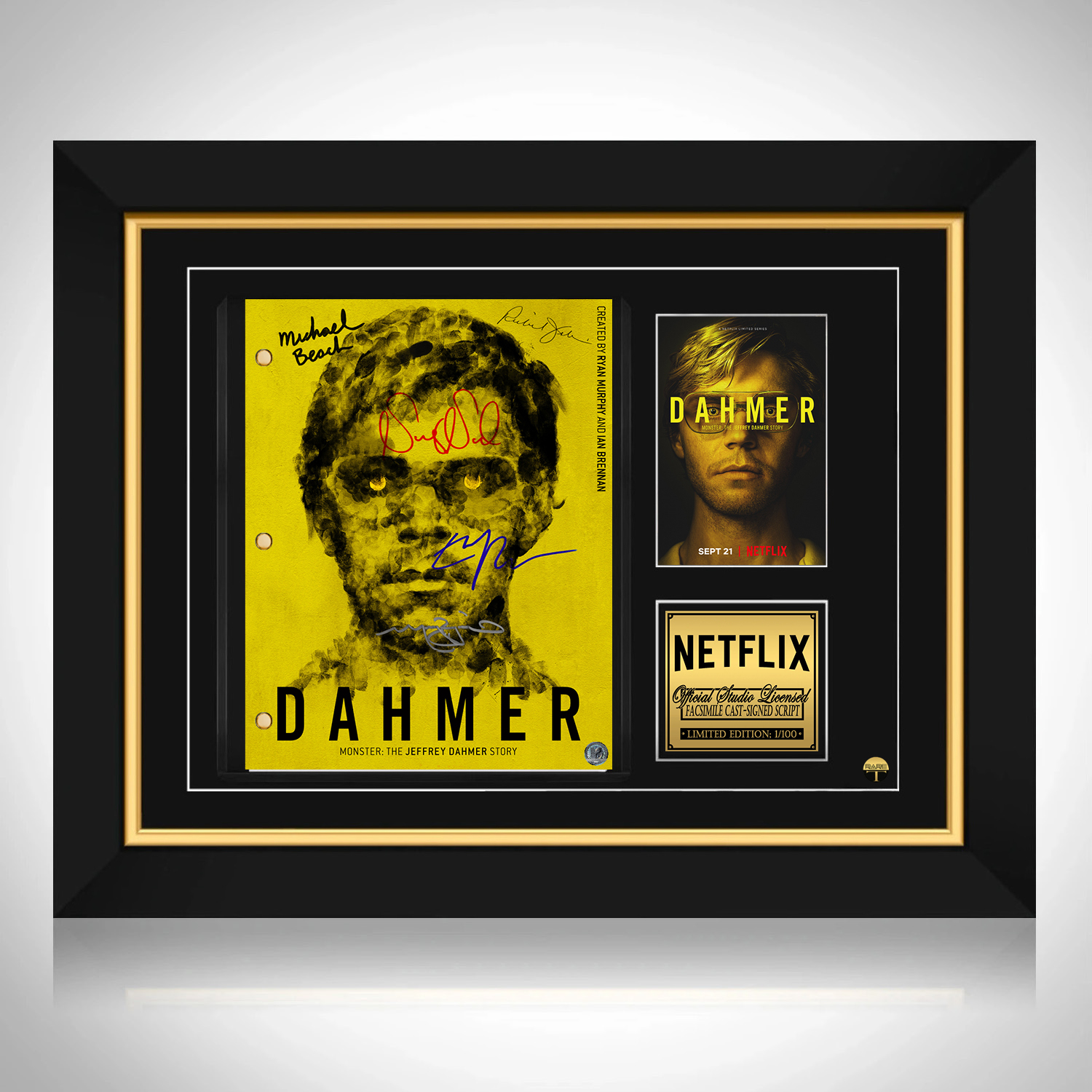 Dahmer Monster The Jeffrey Dahmer Story Script Limited Signature