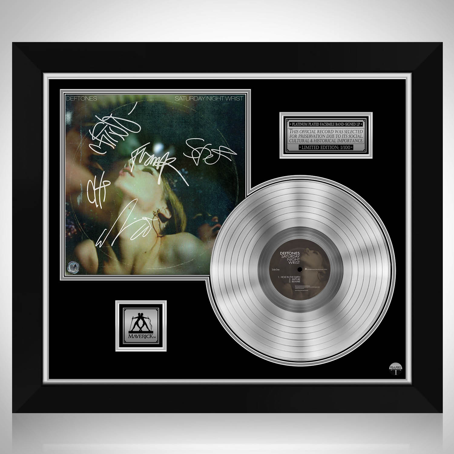 Deftones - Saturday Night Wrist Platinum LP Limited Signature 