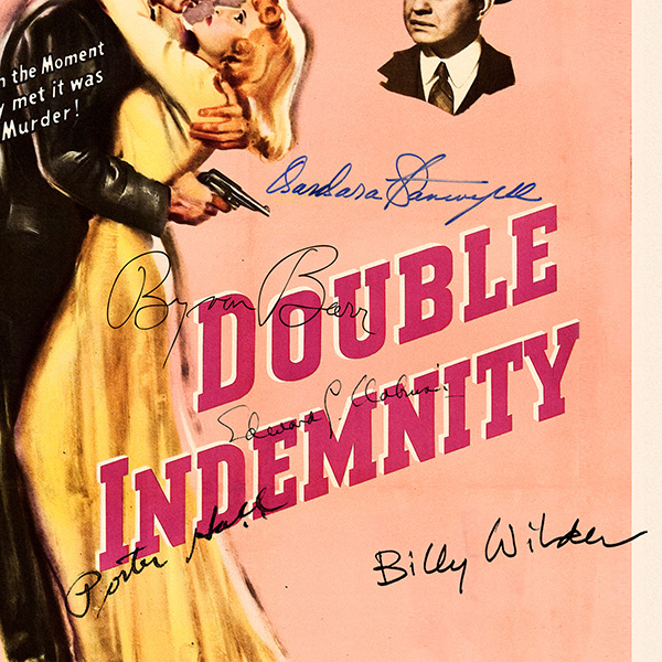 Double Indemnity (1944) Script Limited Signature Edition RARET