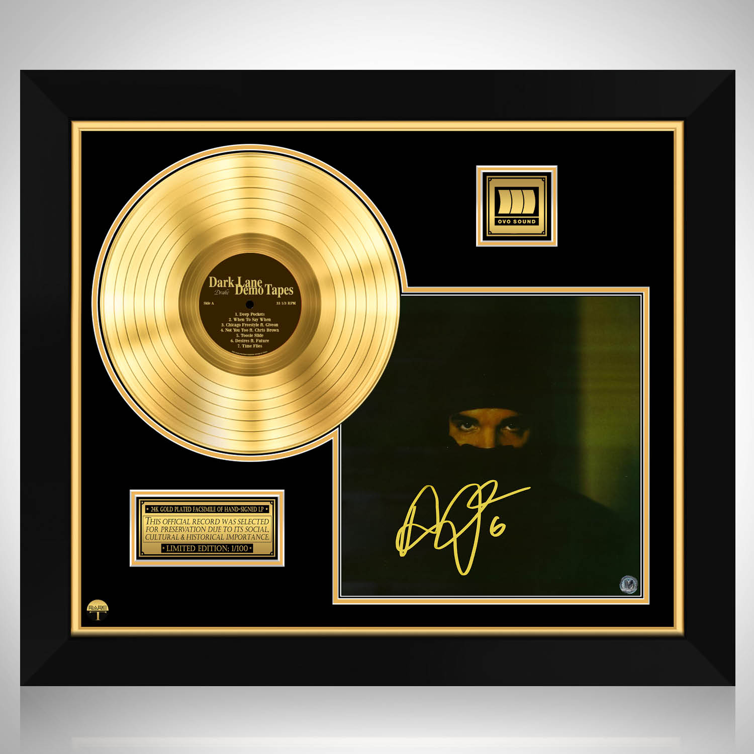 Drake - Dark Lane Demo Tapes Gold LP Limited Signature Edition