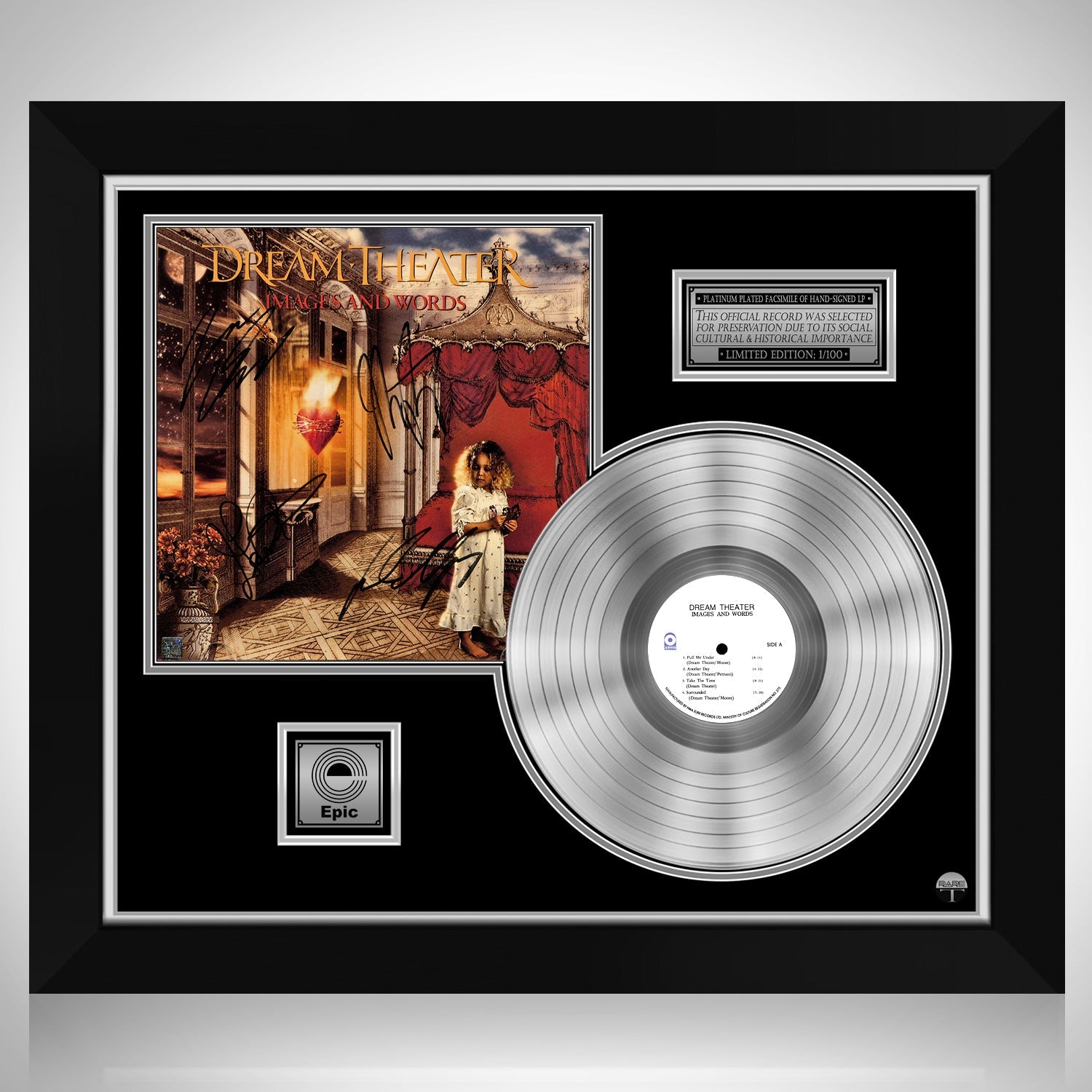 Dream Theater Images and Words Platinum LP Limited Signature 