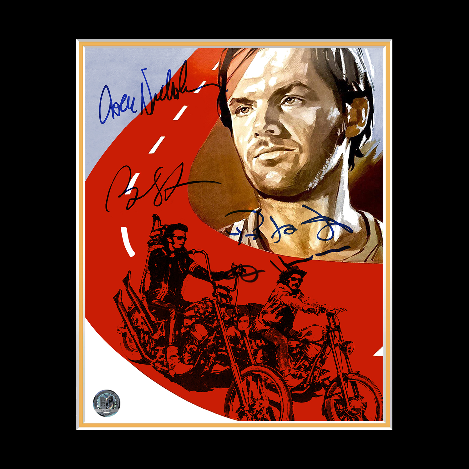 Easy Rider Photo & VHS Limited Signature Edition Custom Frame | RARE-T