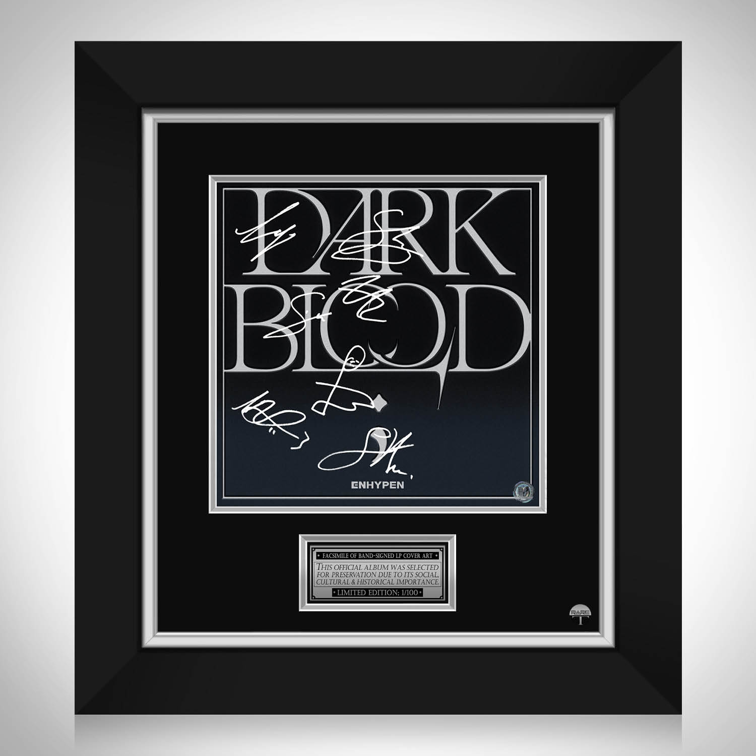 Enhypen - Dark Blood LP Cover Limited Signature Edition Custom 