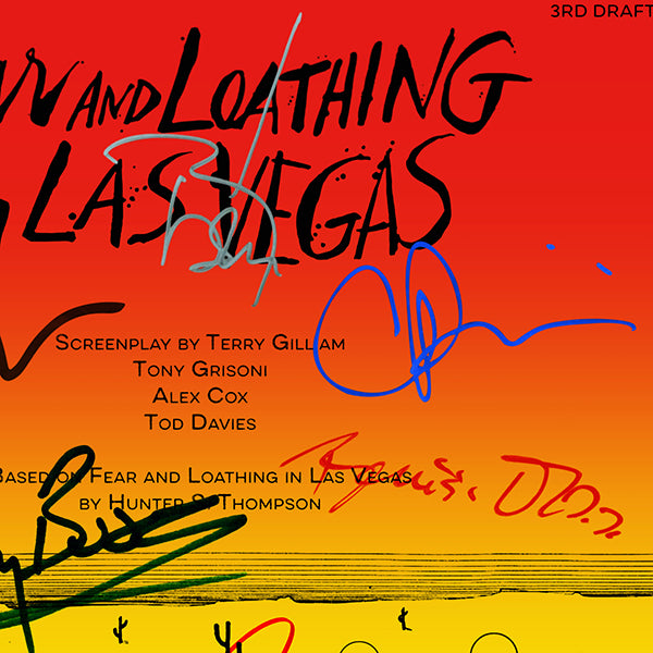 Fear and Loathing in Las Vegas Script Limited Signature Edition