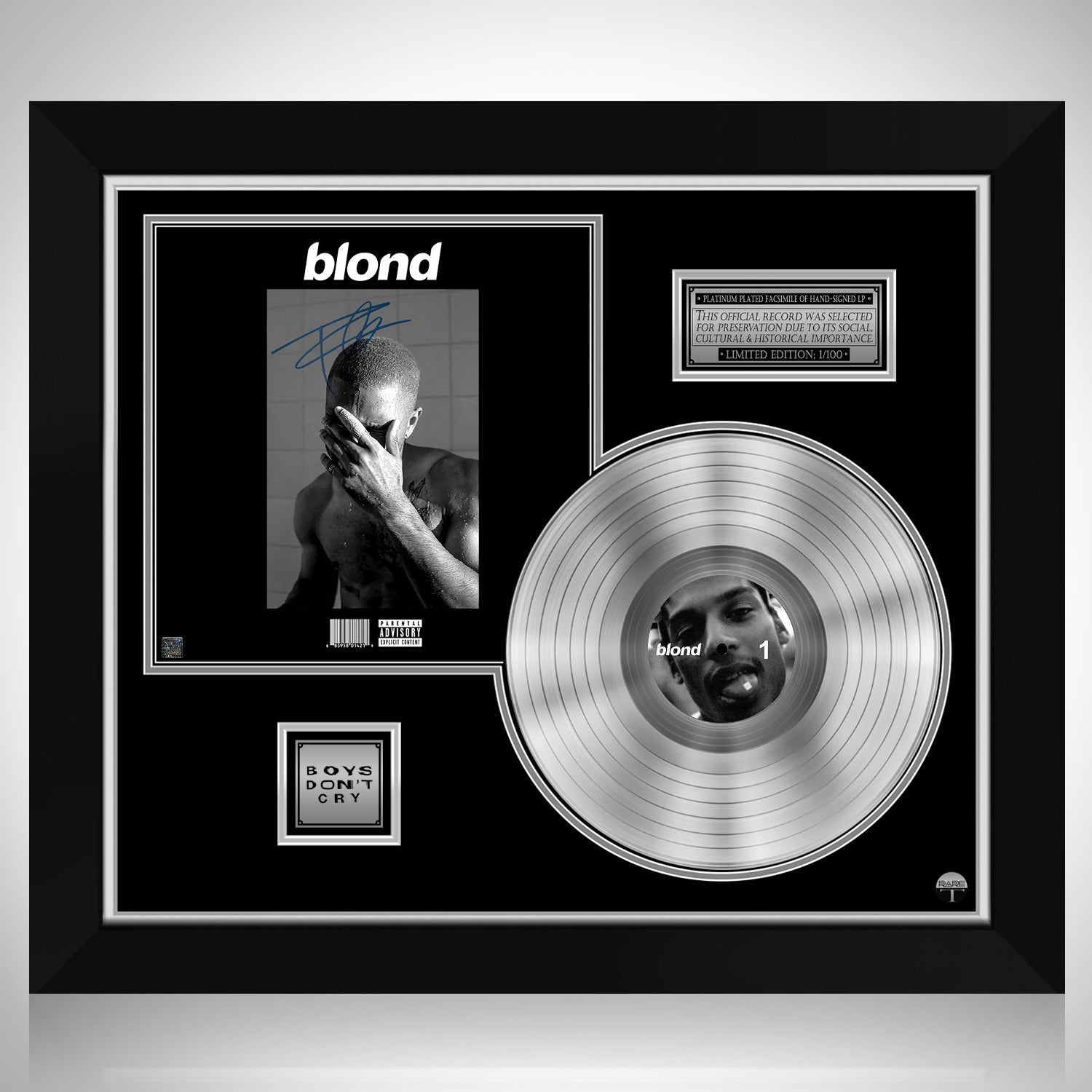 Frank Ocean - Blonde LP Cover Limited Signature Edition Custom 