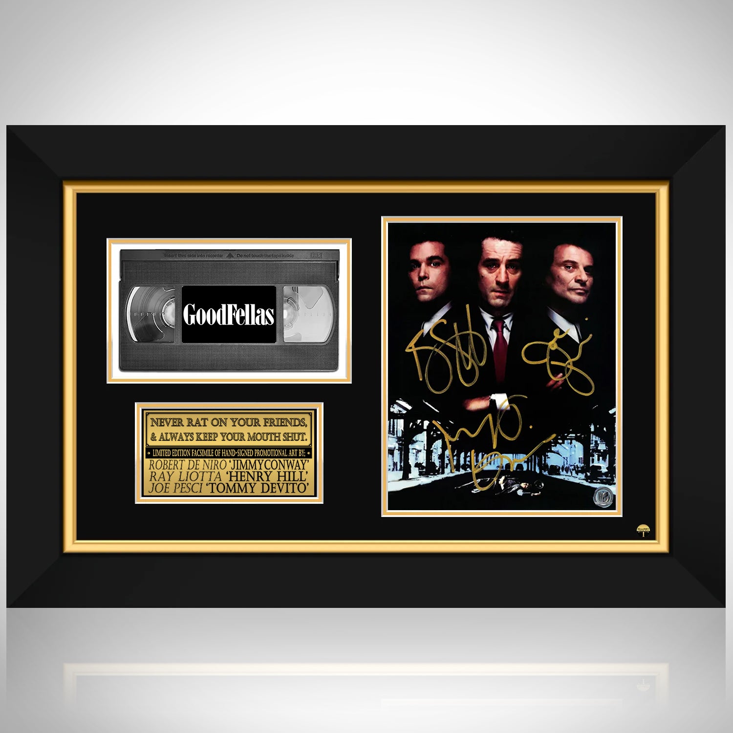 Goodfellas (1990) Photo and Gold VHS Limited Signature Edition 