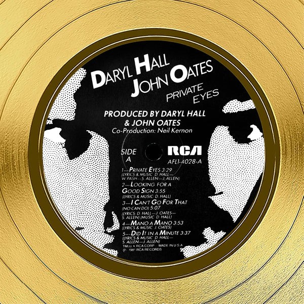Hall and Oates - Private Eyes LP Vinyl Record For Sale
