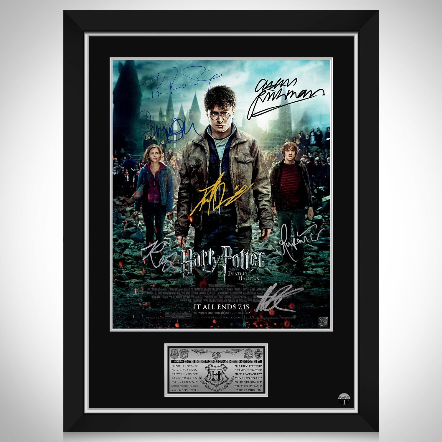 Signature All Characters Harry Potter Hogwarts Poster, Harry