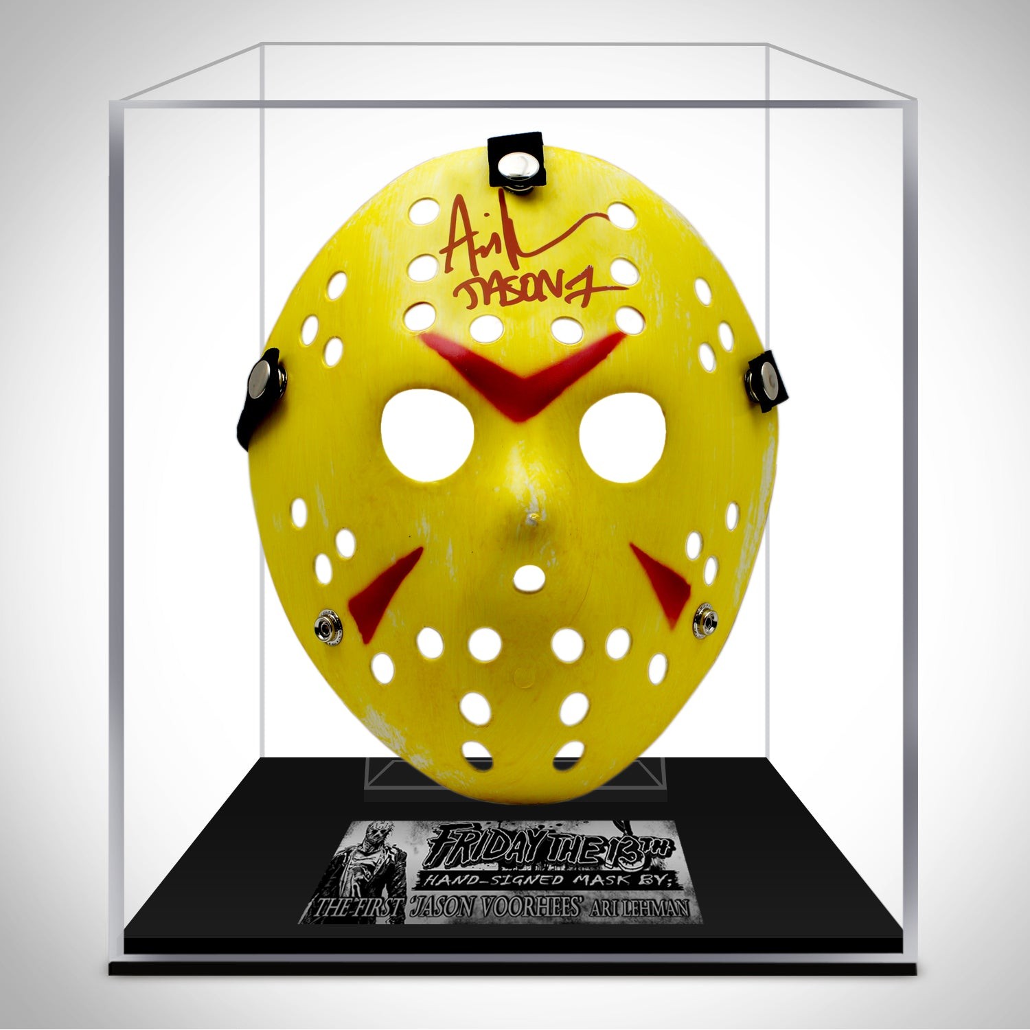 Friday The 13th - Jason Voorhees - Beckett Witnessed Certified Hand-Signed  Mask By Ari Lehman