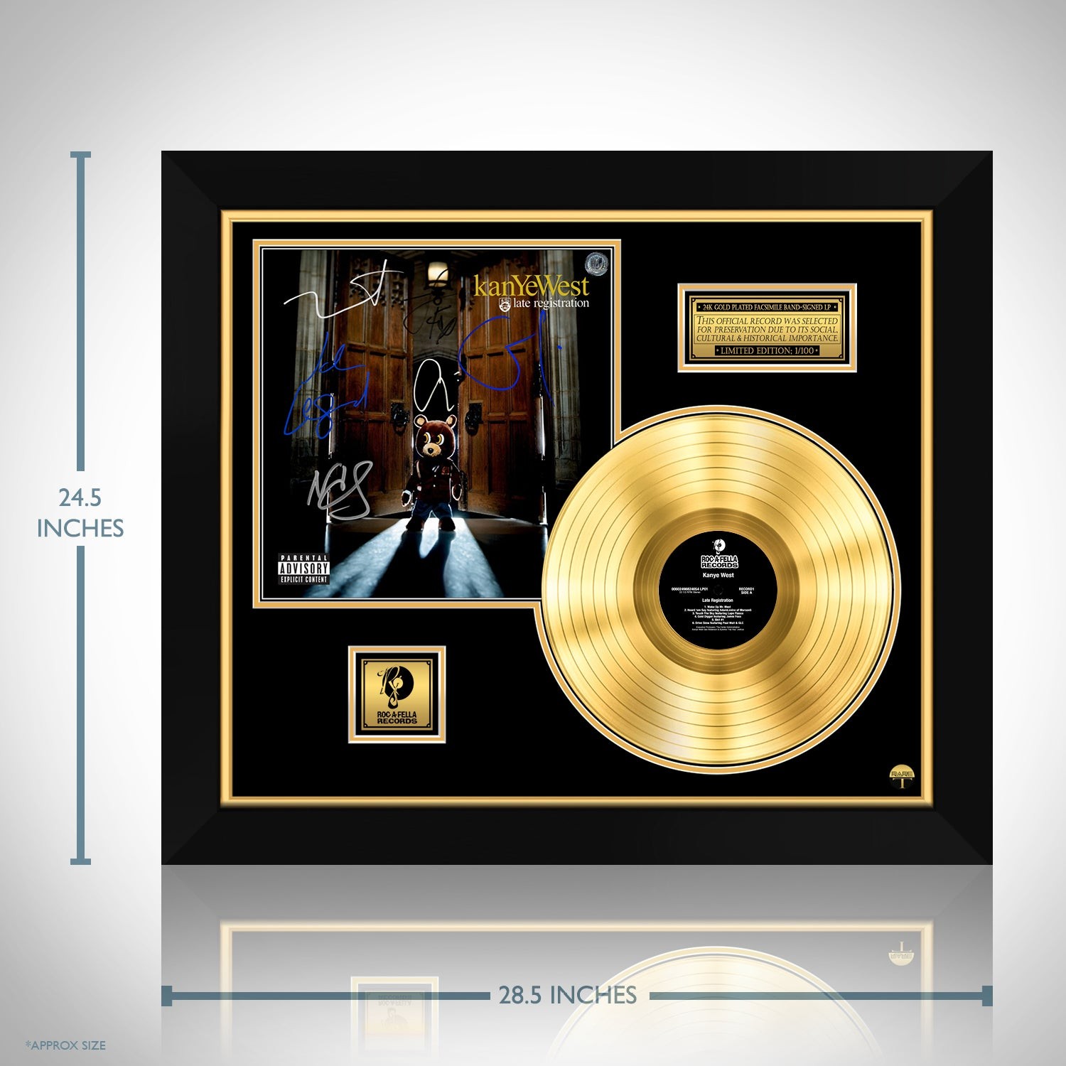 Kanye West - Late Registration Gold LP Limited Signature Edition Custom  Frame