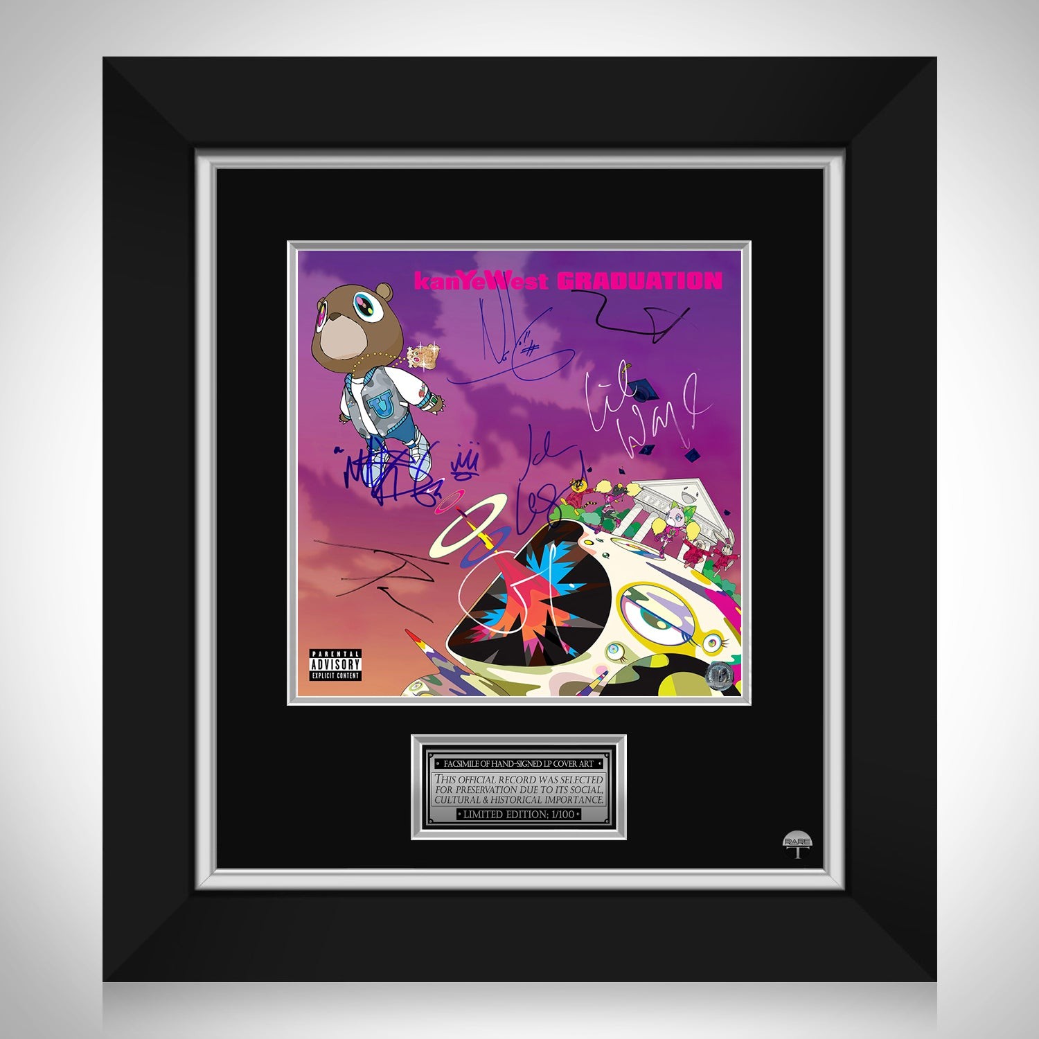 Kanye West - Graduation LP Cover Limited Signature Edition Custom Frame