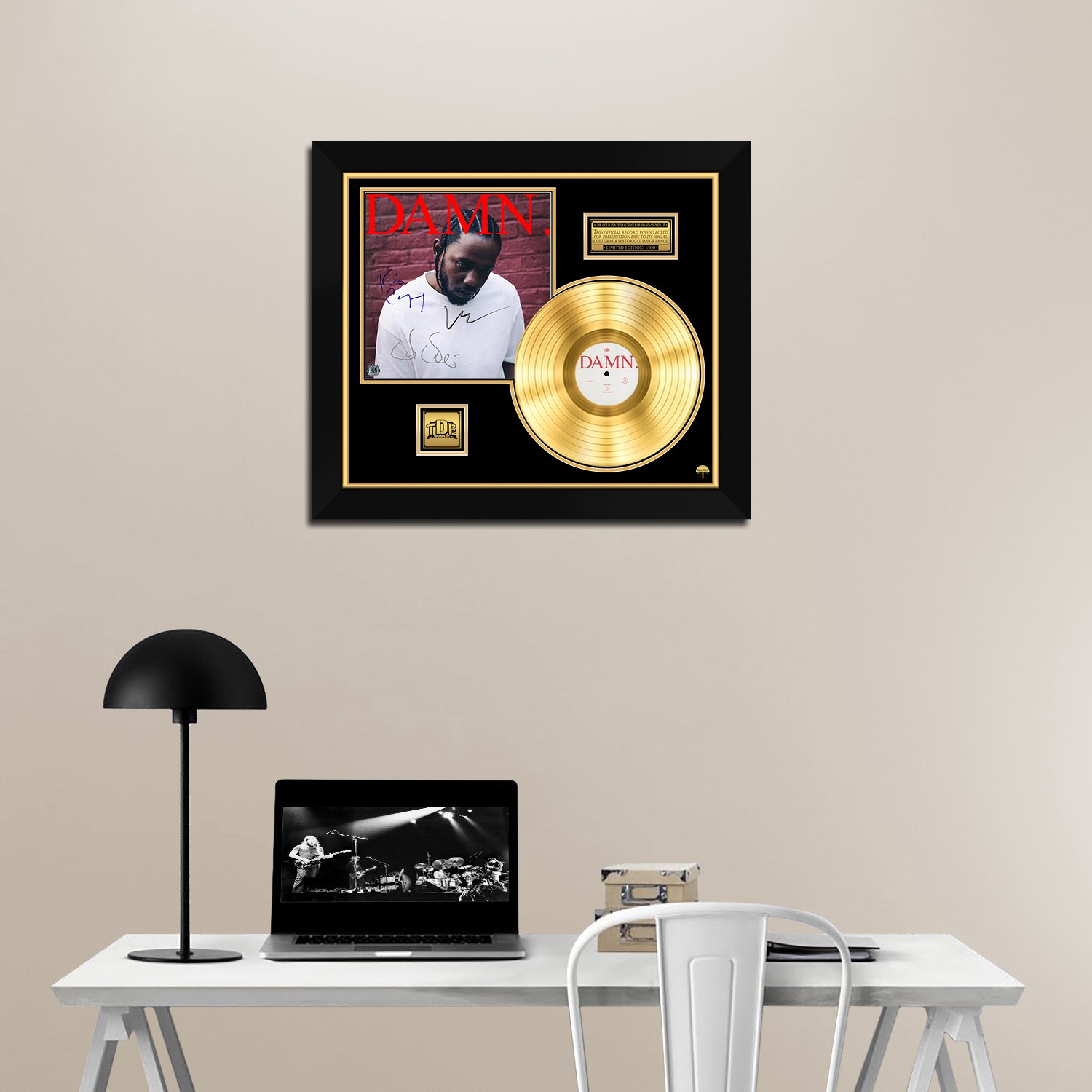 Gift Vinyl Record Framed Kendrick Lamar DAMN 