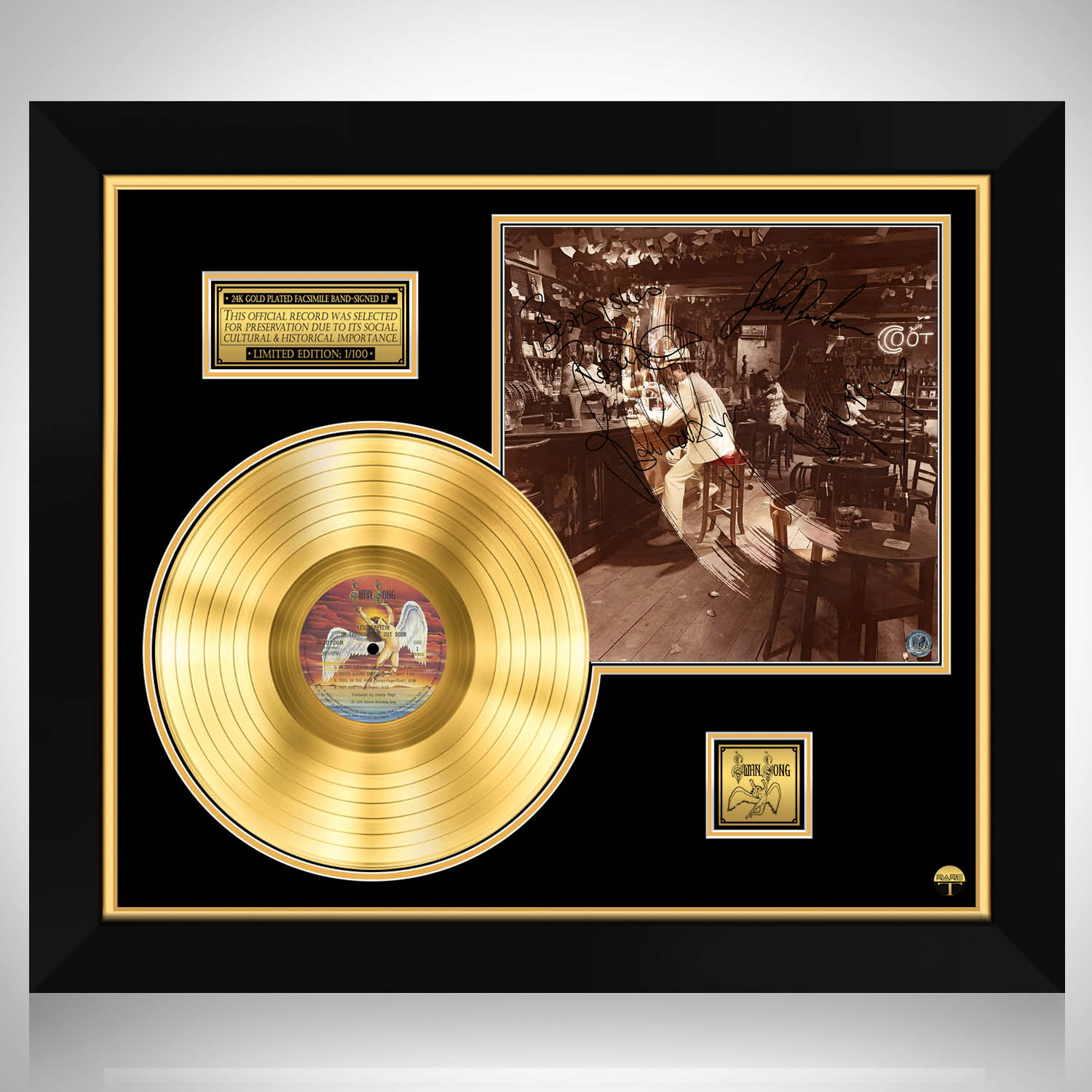 Led Zeppelin - In Through the Out Door Gold LP Limited Signature 