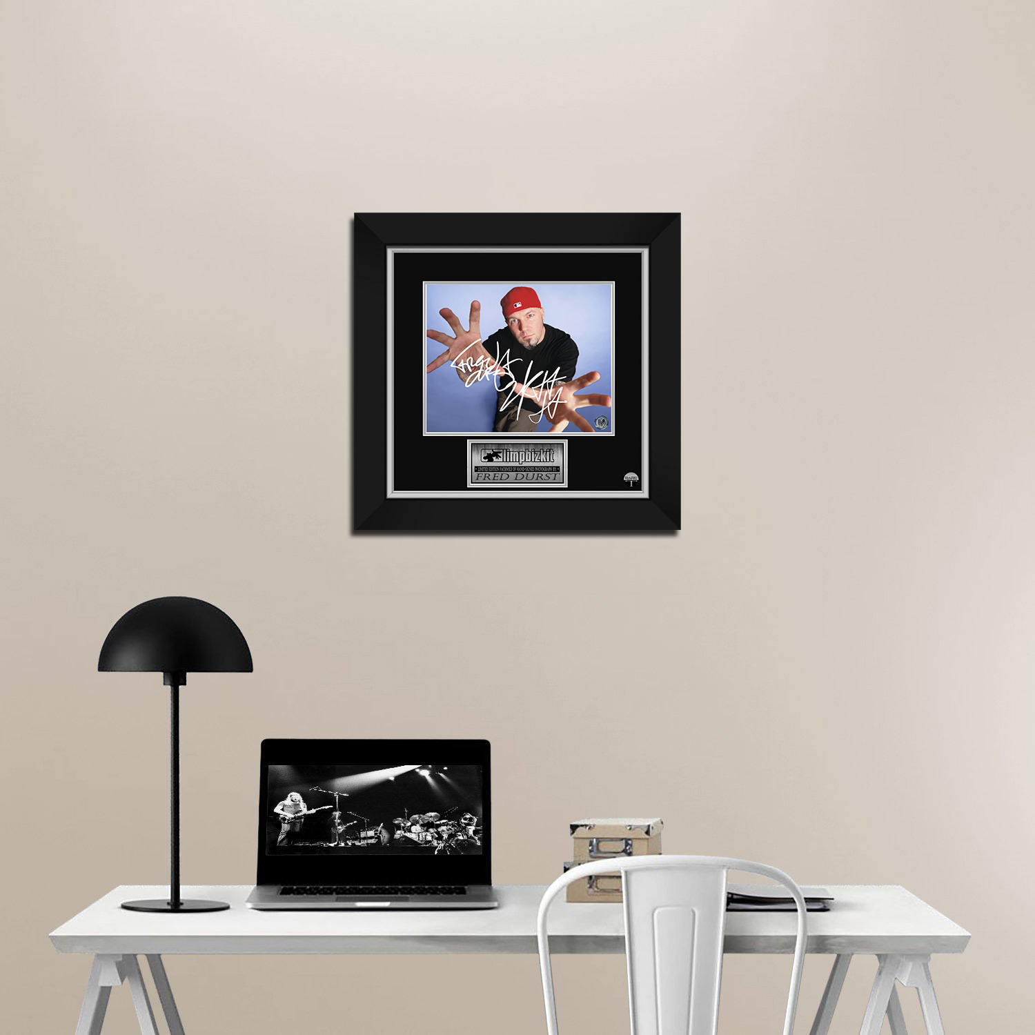 Limp Bizkit - Fred Durst Photo Limited Signature Edition Custom Frame ...