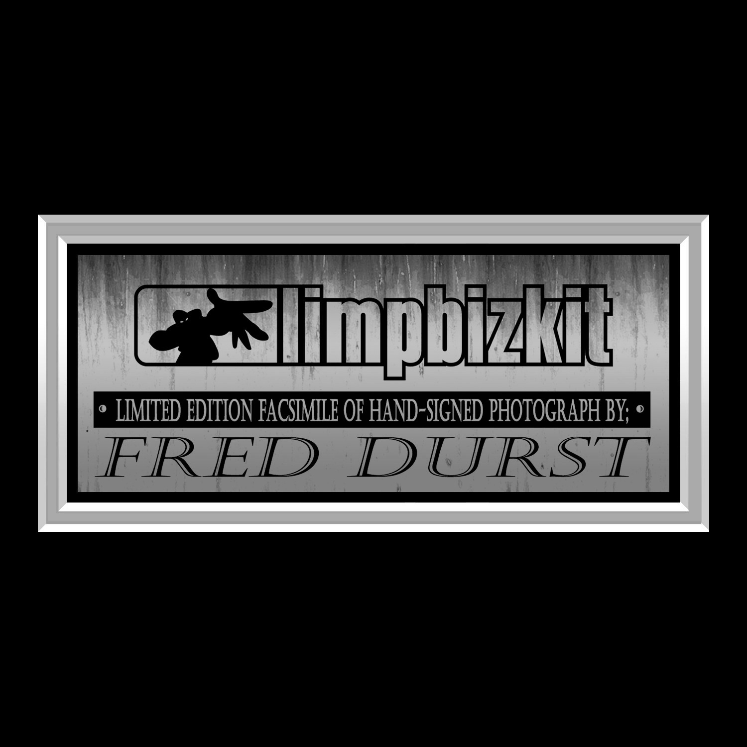 Limp Bizkit - Fred Durst Photo Limited Signature Edition Custom Frame ...