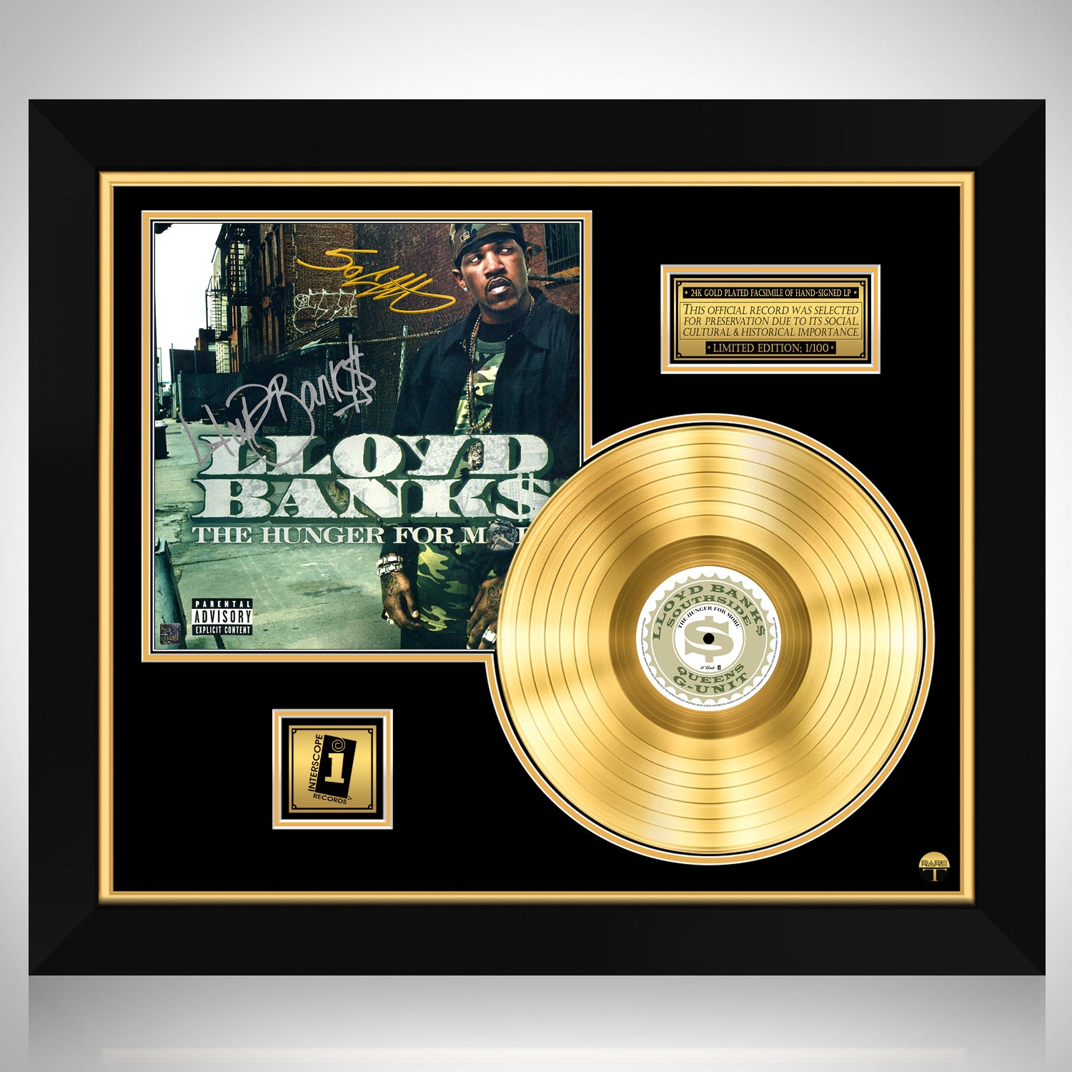 Lloyd Banks - The Hunger For More Platinum LP Limited Signature 