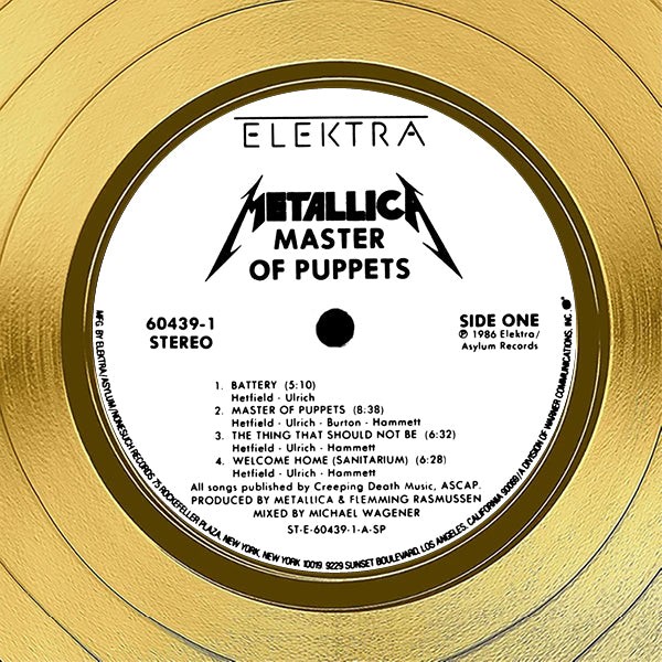 Metallica – Master of Puppets sealed U.S. half speed mastered LP