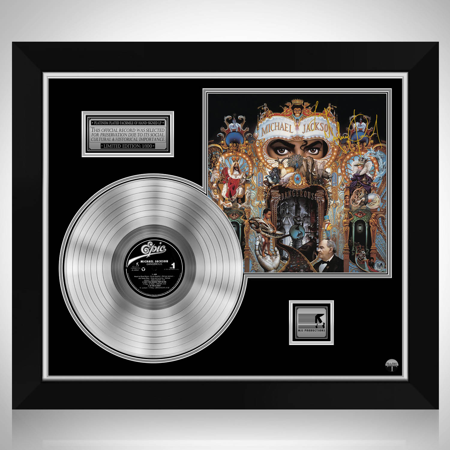 Michael Jackson - Dangerous Platinum LP Limited Signature Edition 