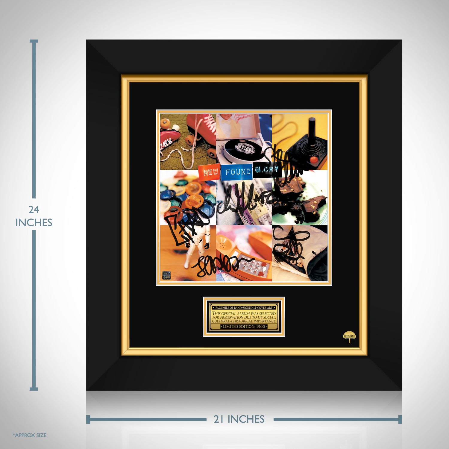 New Found Glory - 2000 LP Cover Limited Signature Edition Custom 