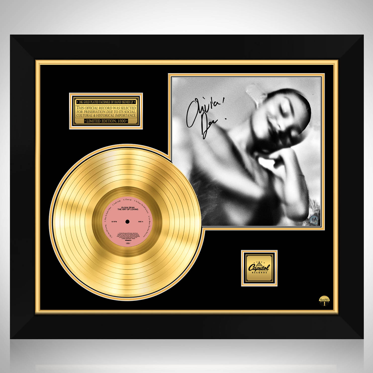 Olivia Dean - The Art of Loving Gold LP Limited Signature Edition 