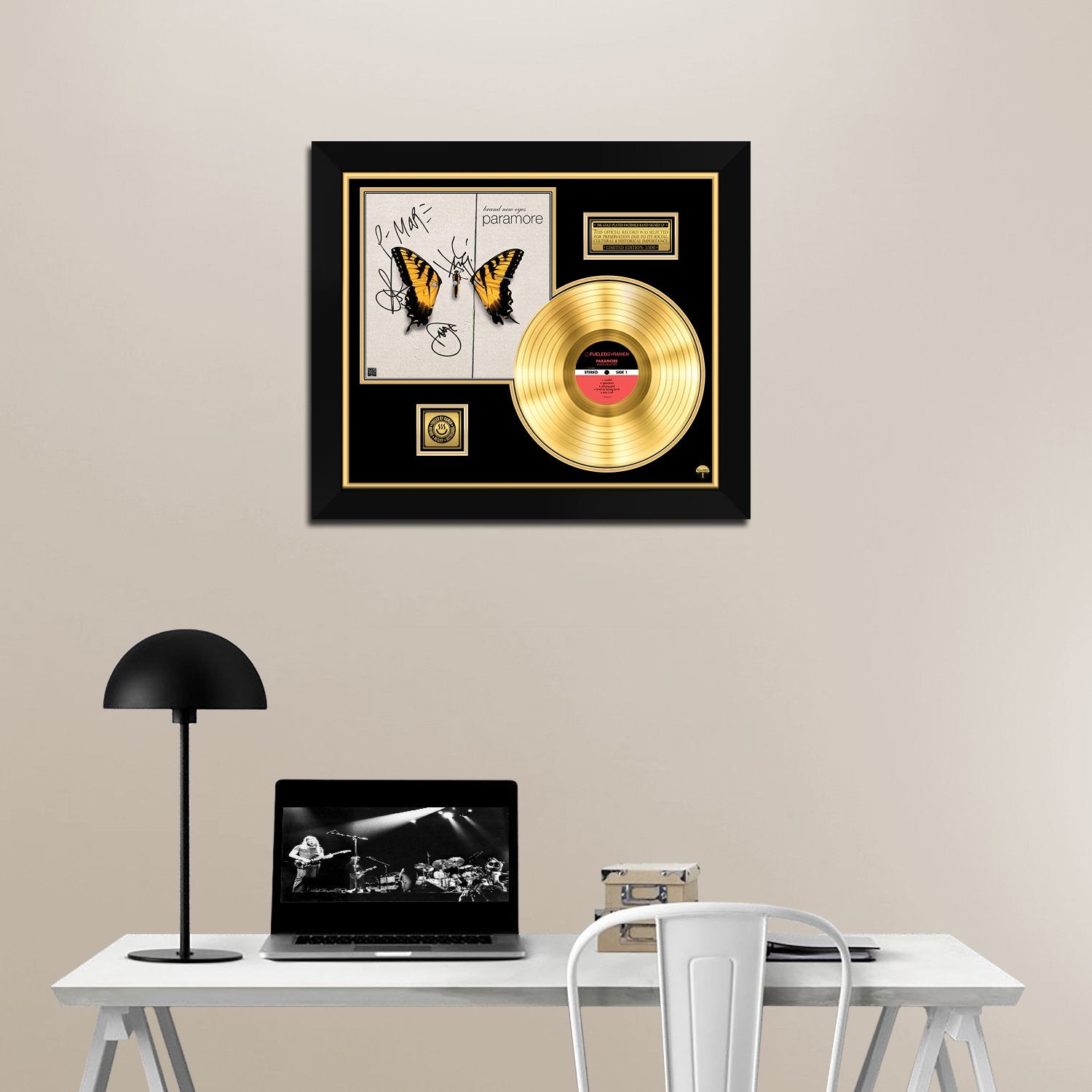 Paramore - Brand New Eyes Gold LP Limited Signature Edition Custom