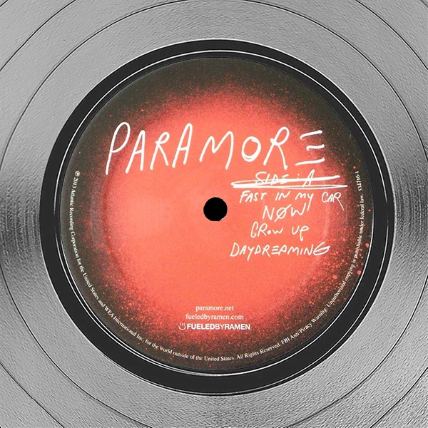 Paramore LP Cover Limited Signature Edition Custom Frame