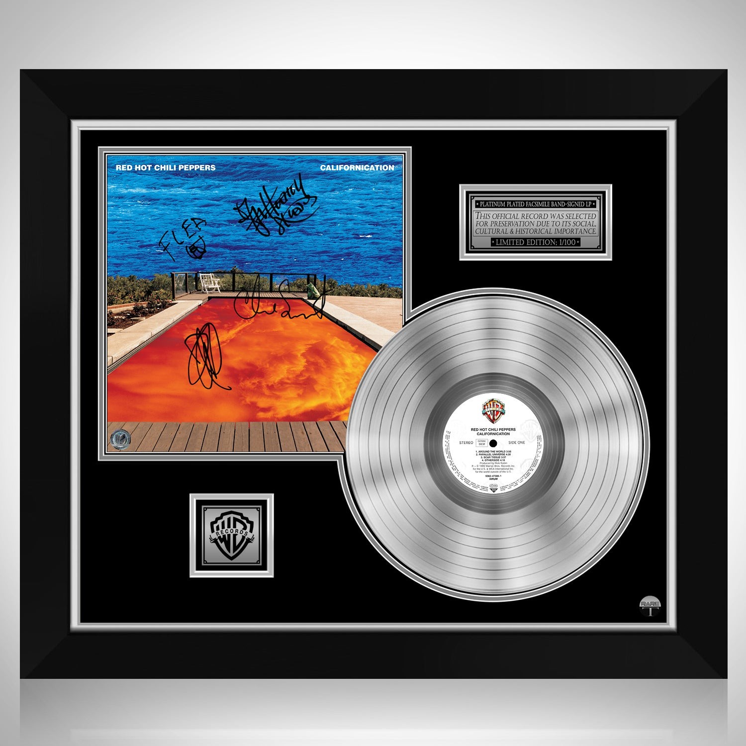 Red Hot Chili Peppers - Californication Platinum LP Limited Signature  Edition Custom Frame
