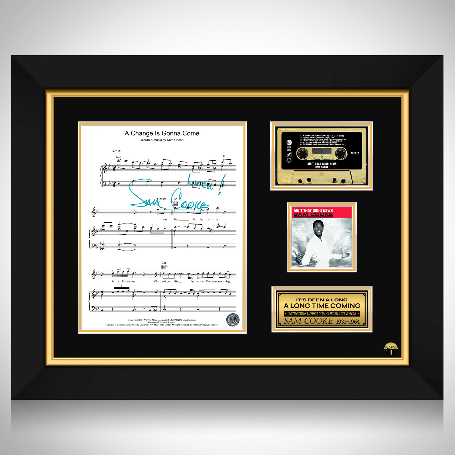 Sam Cooke - A Change Is Gonna Come Gold Cassette Limited Signature ...