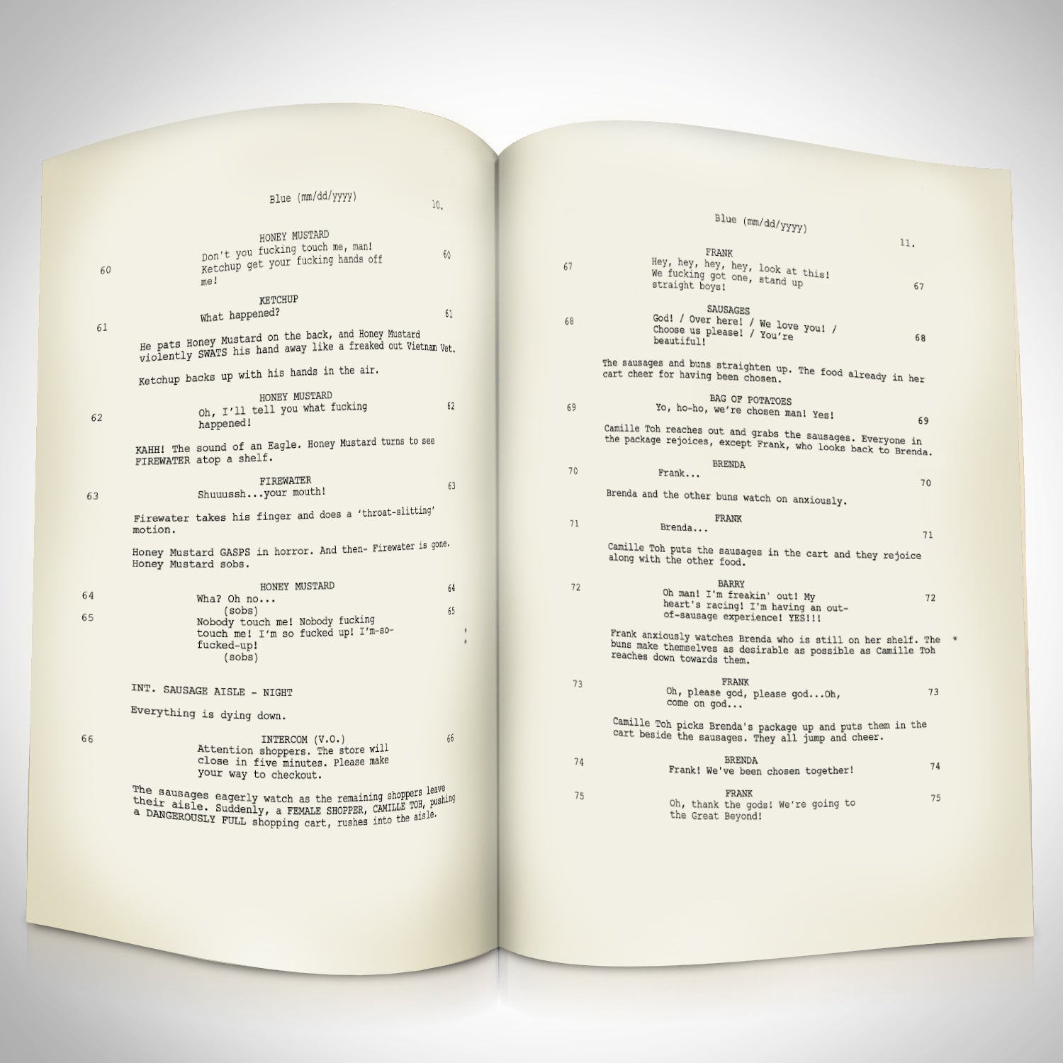 Sausage Party Script Limited Signature Edition RARET