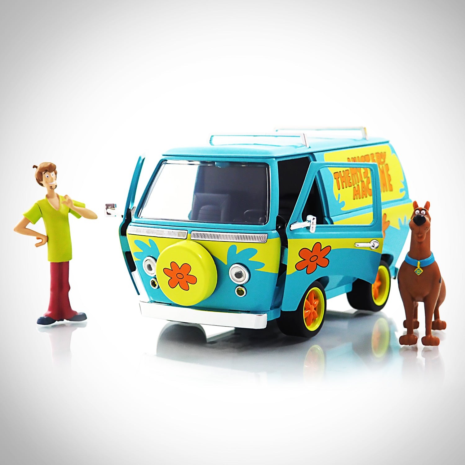 Mystery Machine With Shaggy & Scooby-Doo Die-Cast Limited Edition Custom  Display