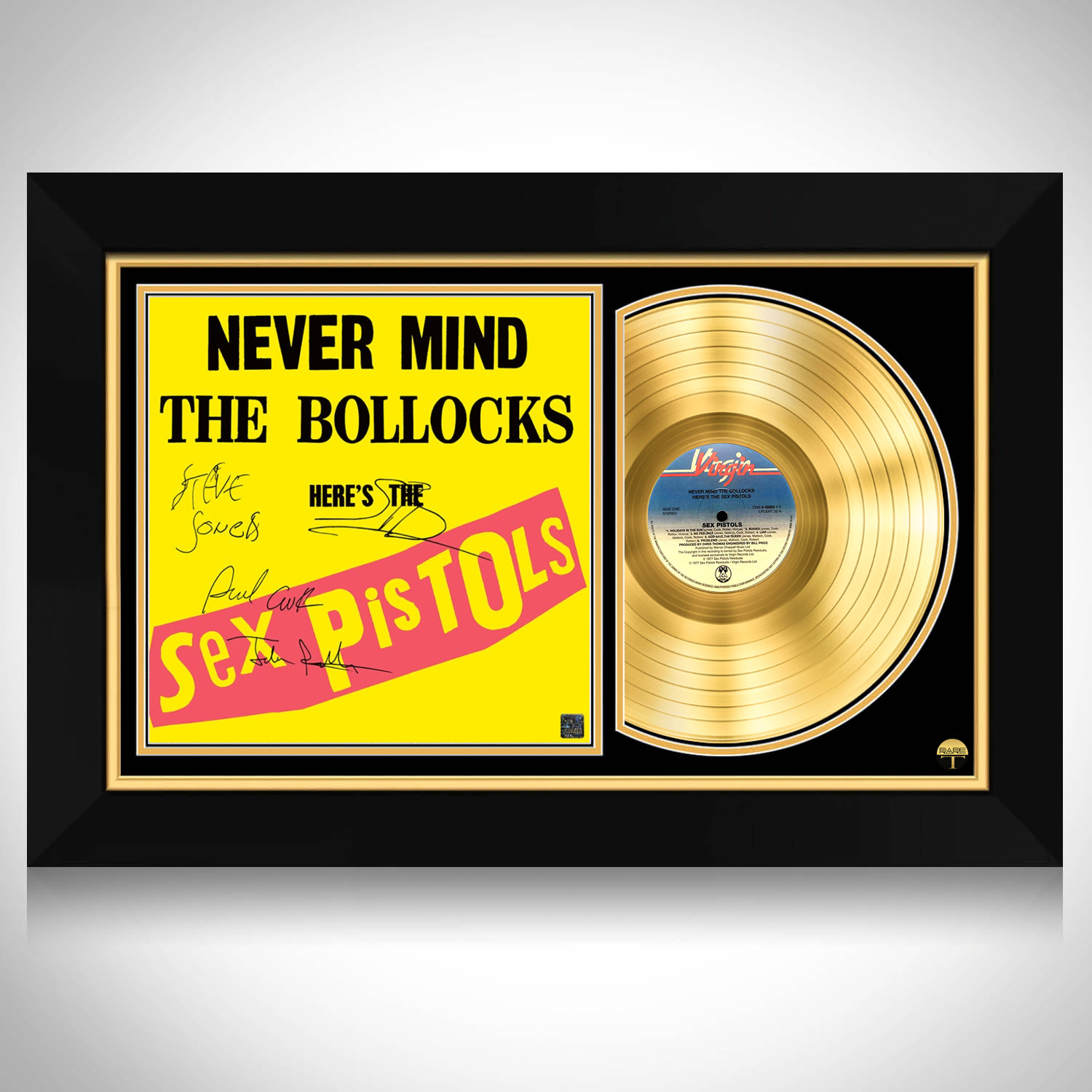 Sex Pistols - Never Mind the Bollocks Gold Shadow LP Limited 