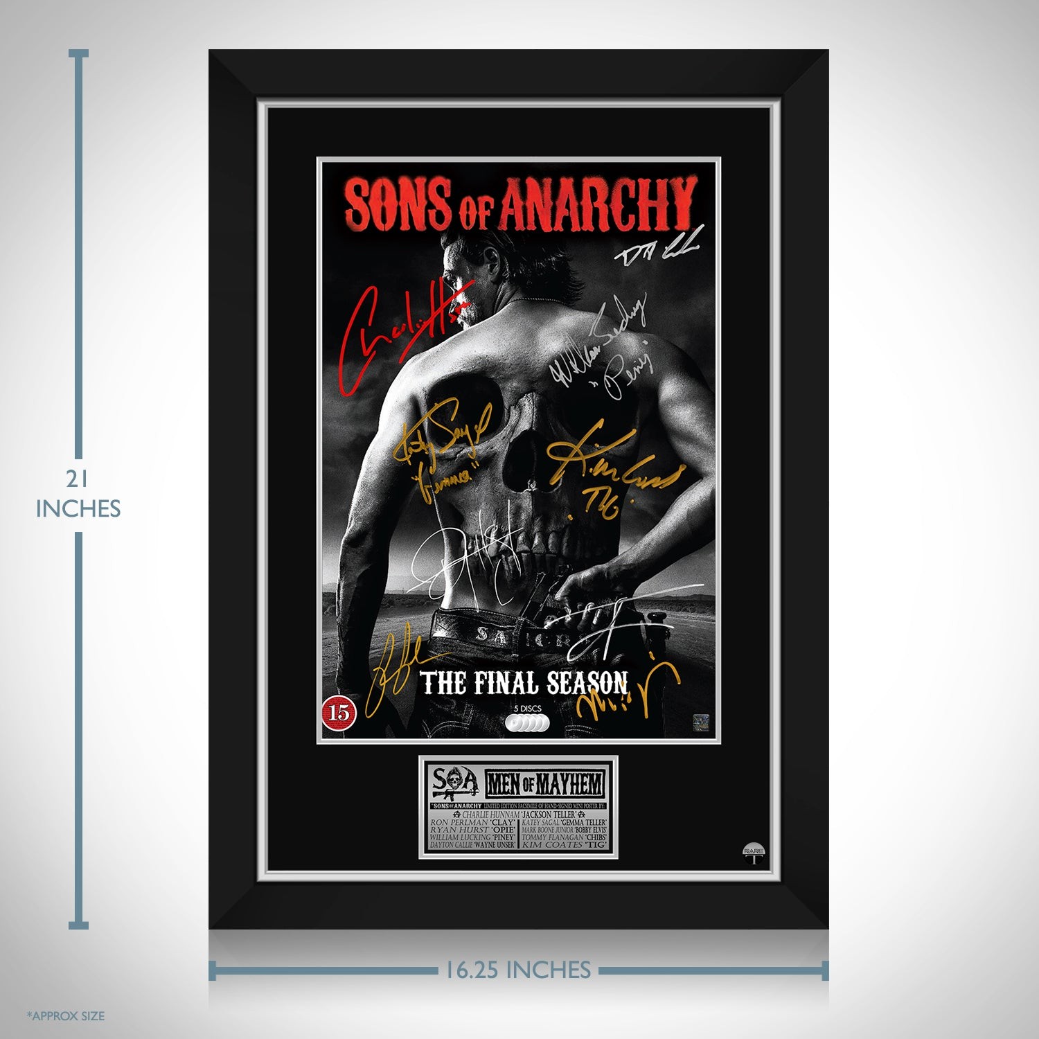 Sons Of Anarchy Limited Signature Edition Mini Poster Custom Frame