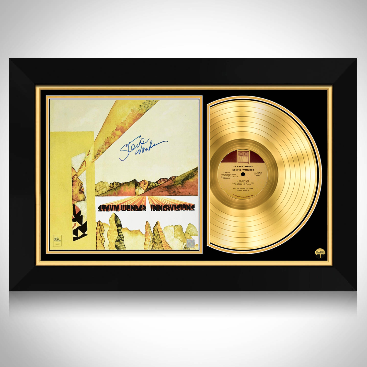 Stevie Wonder - Innervisions Gold Shadow LP Limited Signature 