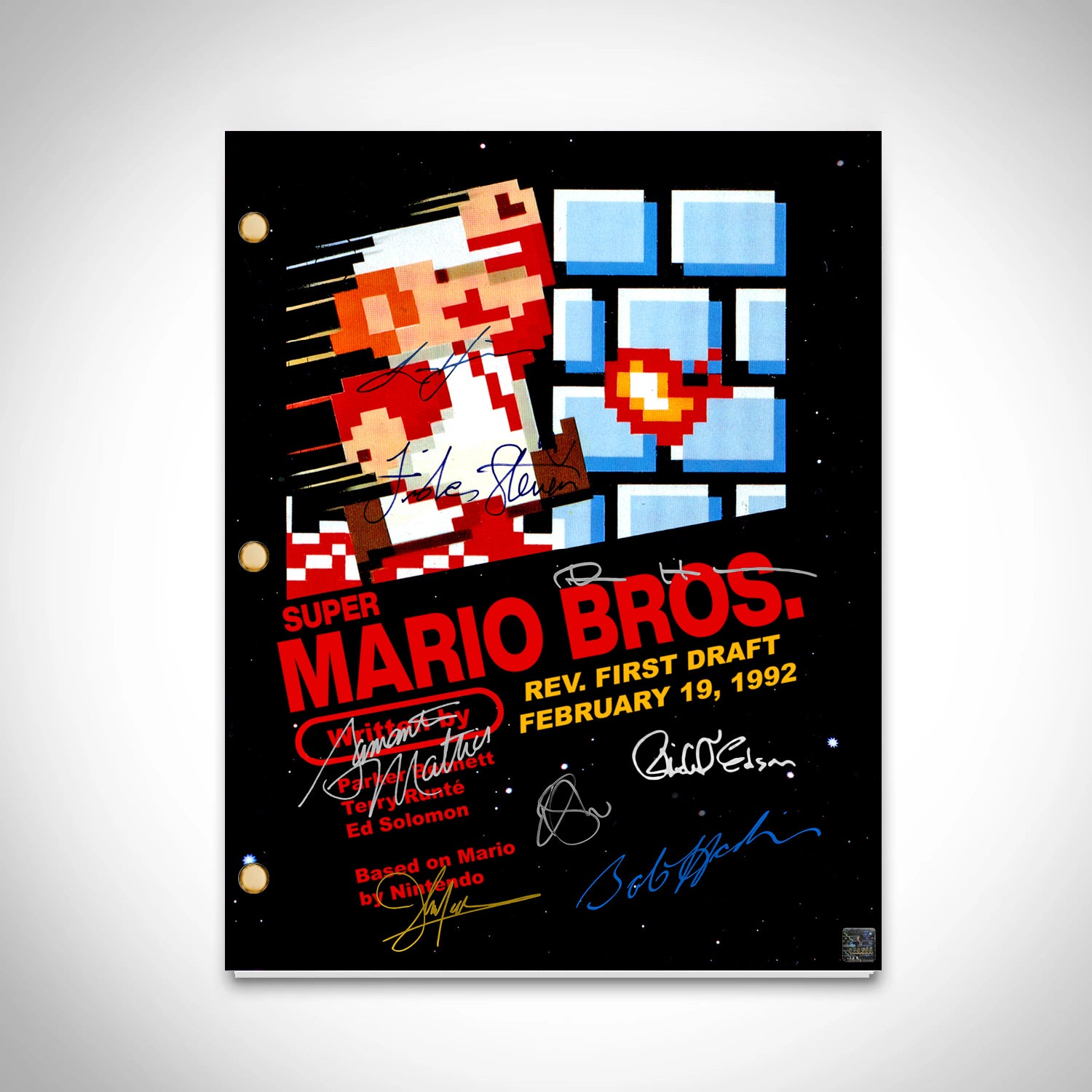 Super Mario Bros. (1993) Script Limited Signature Edition | RARE-T