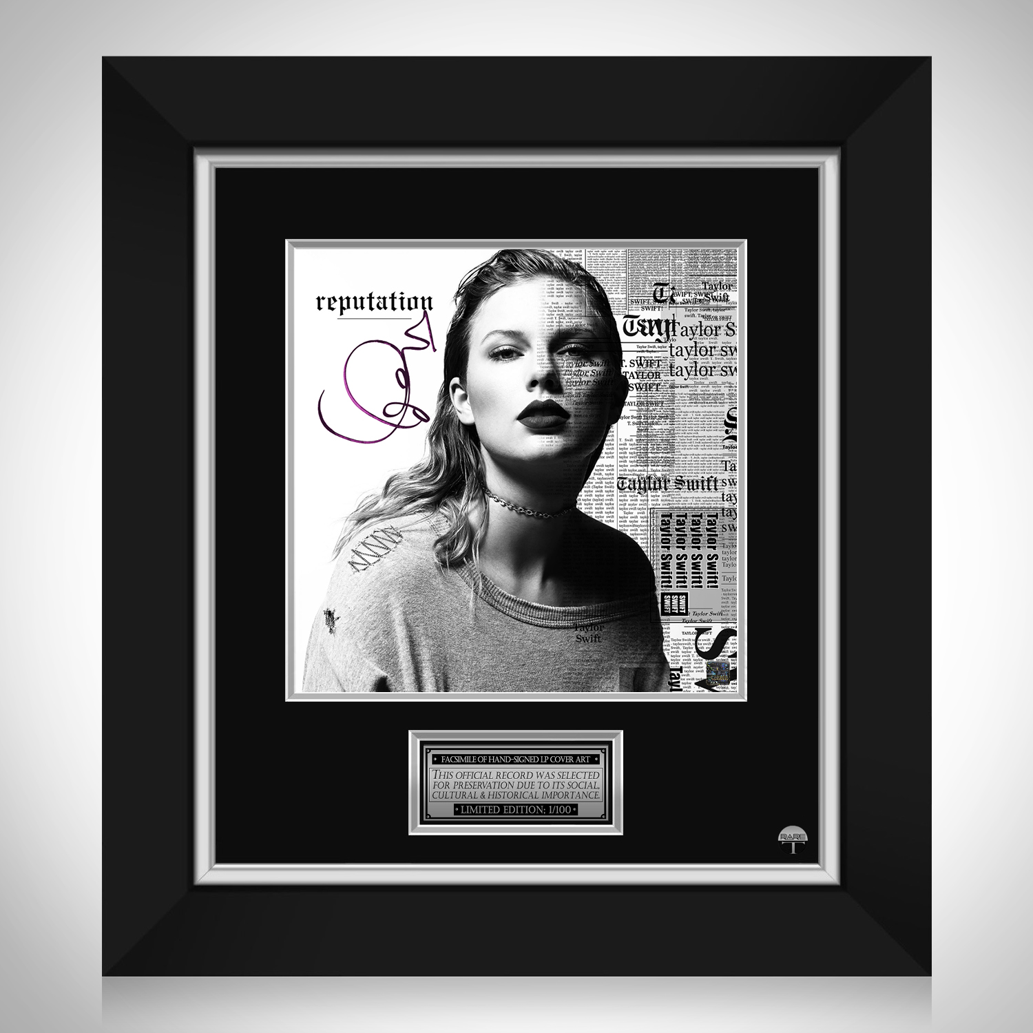 Taylor Swift - Reputation LP Cover Limited Signature Edition 