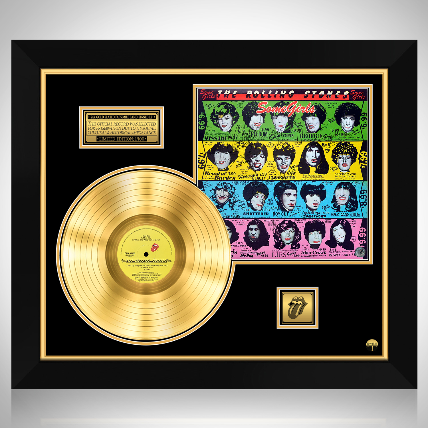 The Rolling Stones - Some Girls Platinum LP Limited Signature 