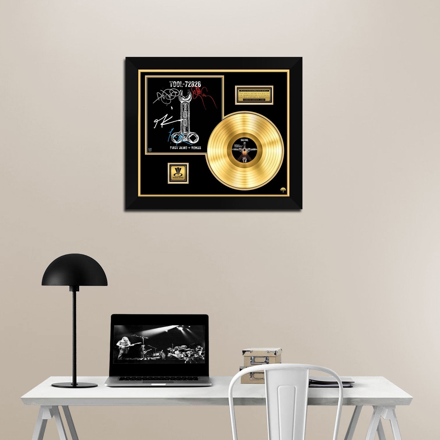 Tool Salival Gold LP Limited Signature Edition Custom Frame