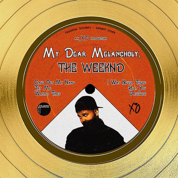 The Weeknd My Dear Melancholy Gold LP Limited Signature Edition