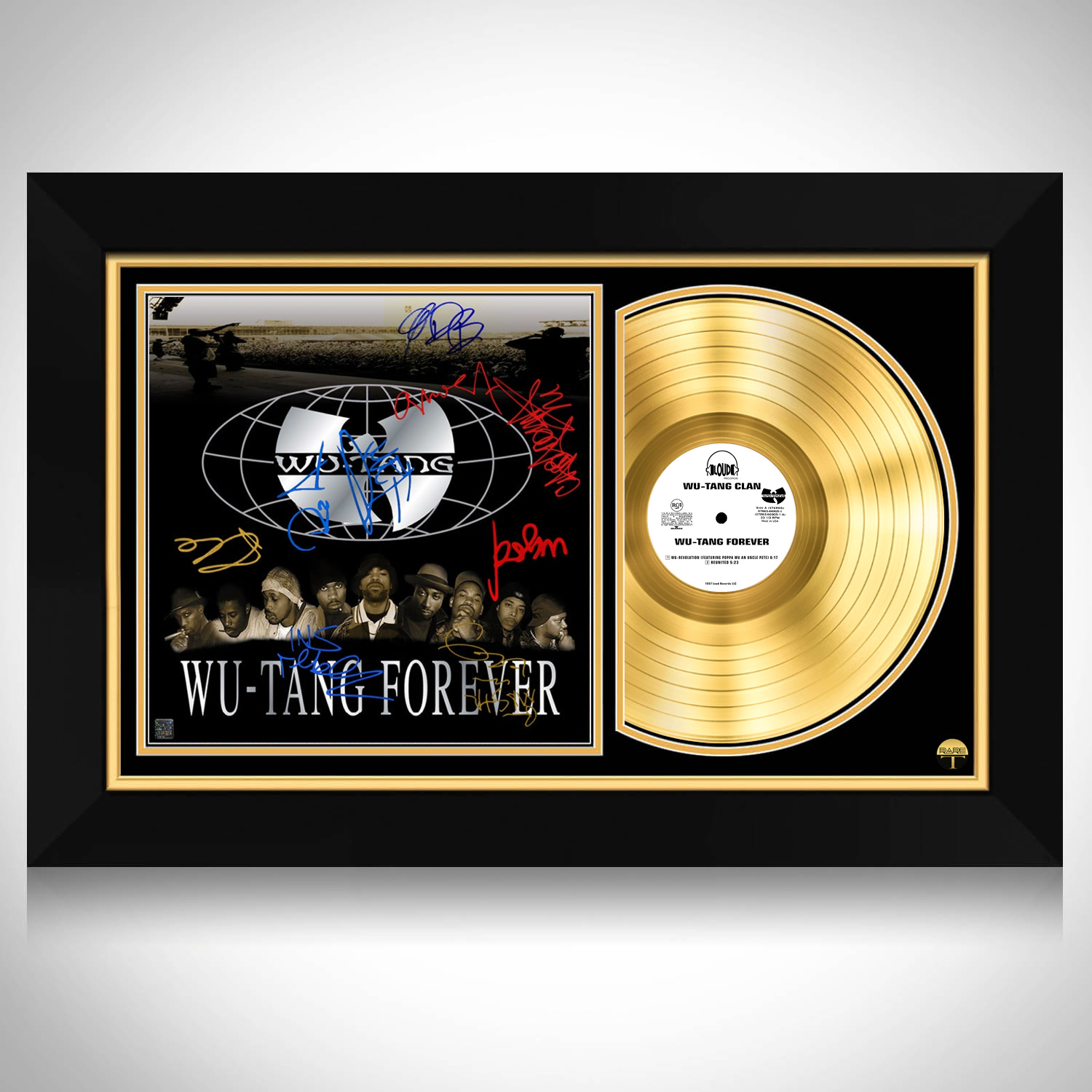 Wu-Tang Clan - Wu-Tang Forever Gold Shadow LP Limited Signature 