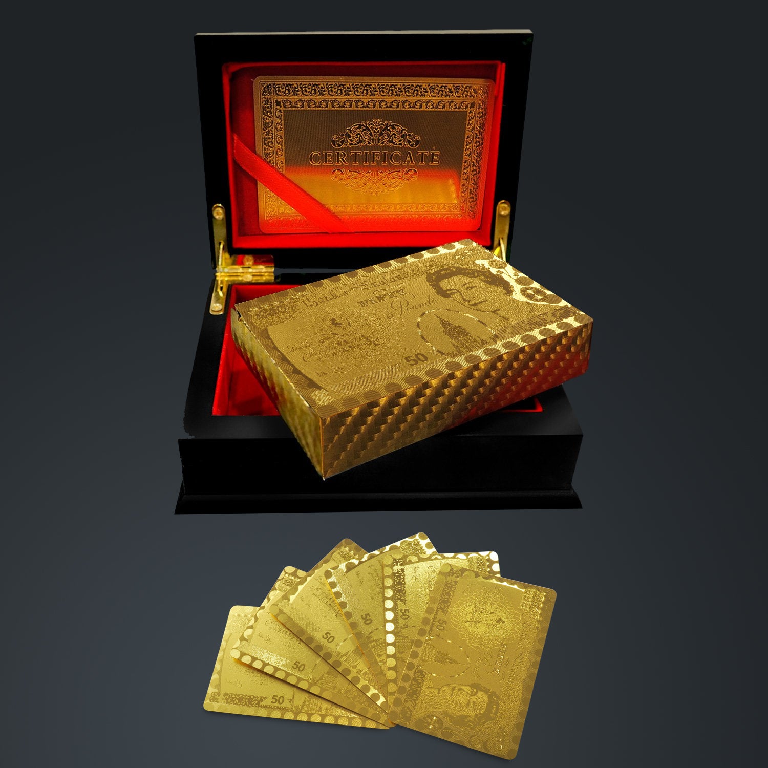 Protège-cartes Poker Métal 40mm | "Pas De Chance, Que Du Talent" - Accessoire Joueur Pro