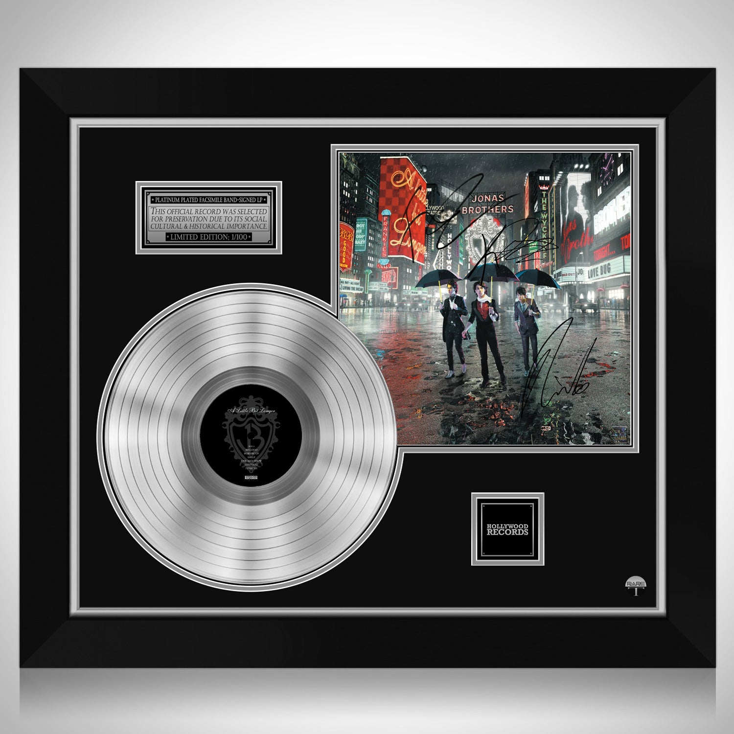 Jonas Brothers - A Little Bit Longer Gold LP Limited Signature 