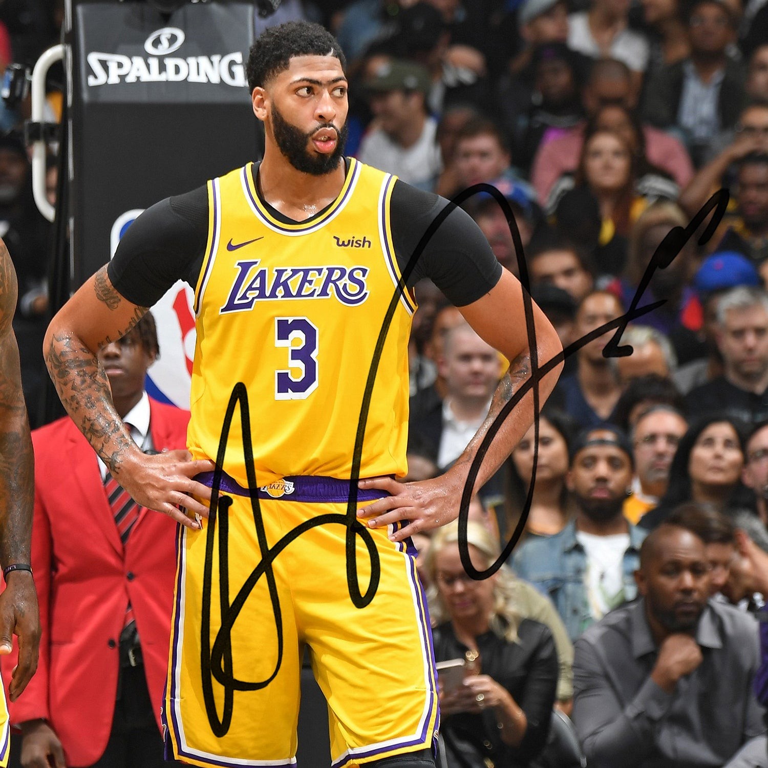 Lebron James Los Angeles Lakers Slam Dunk Photo Limited Signature Edition  Custom Frame