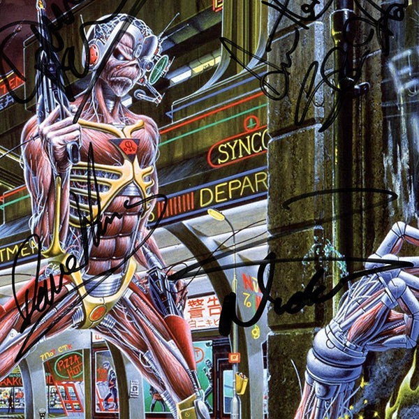 somewhere in time iron maiden album cover
