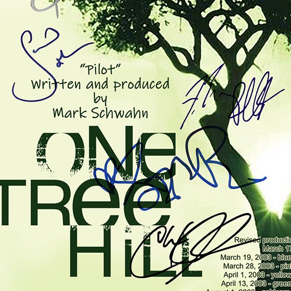 One Tree Hill Signed Script Chad Michael Murray James 
