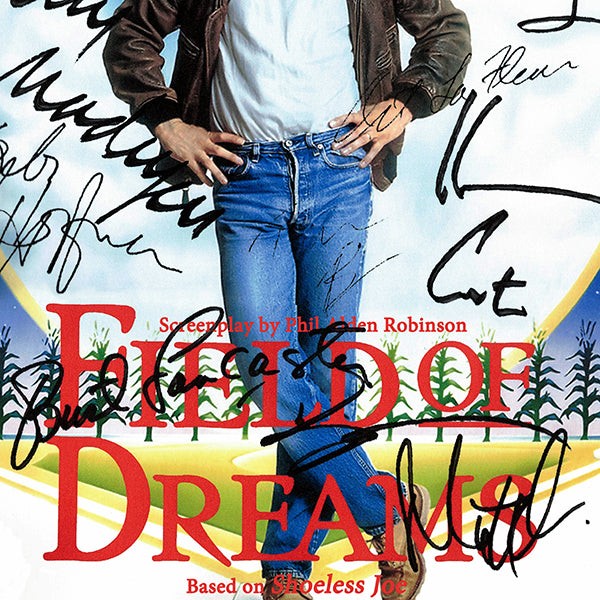Field of Dreams Movie Script Limited Signature Edition Custom