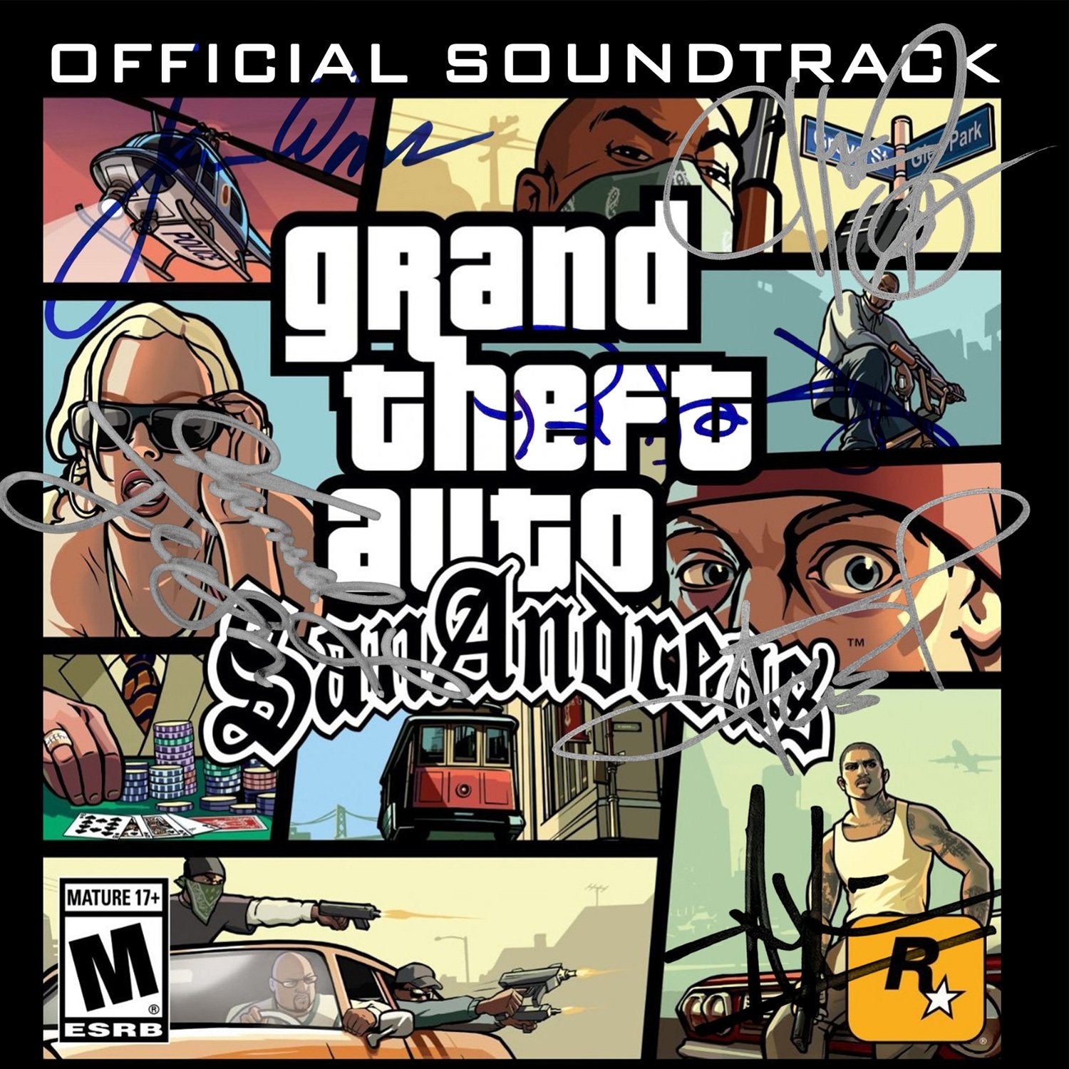Grand Theft Auto San Andreas - Soundtrack Gold LP Limited Signature ...